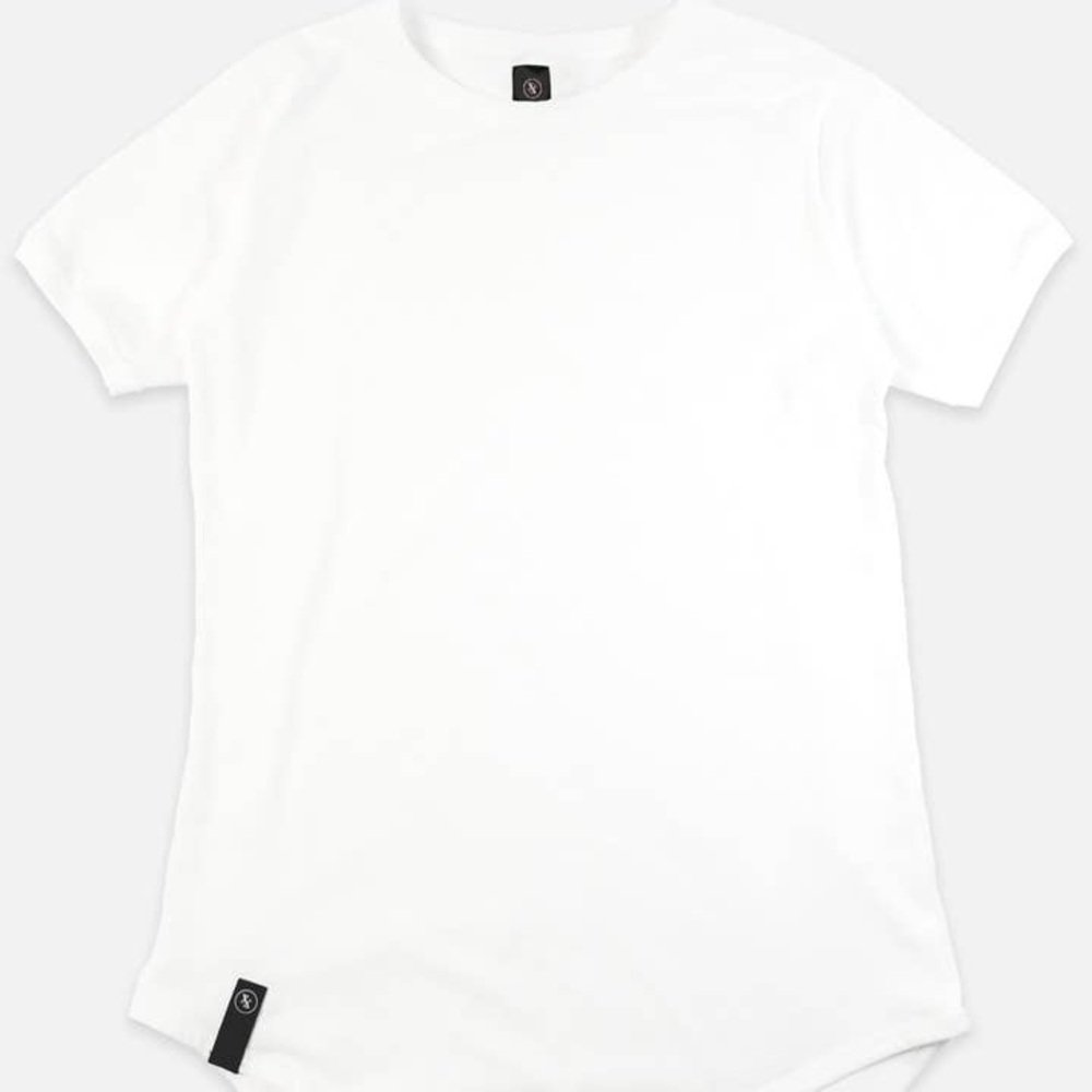 Ten/10 Apparel White Mens Crew Neck T-Shirt size large